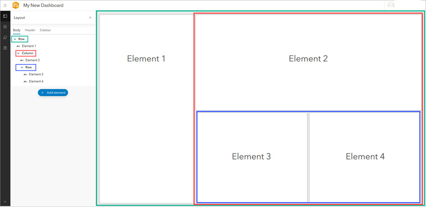 Layout tree highlighting